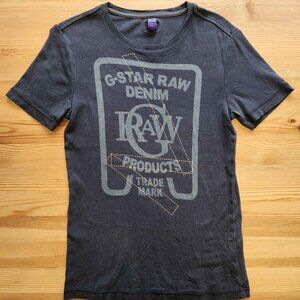 GSTAR RAW black tshirt, mens
